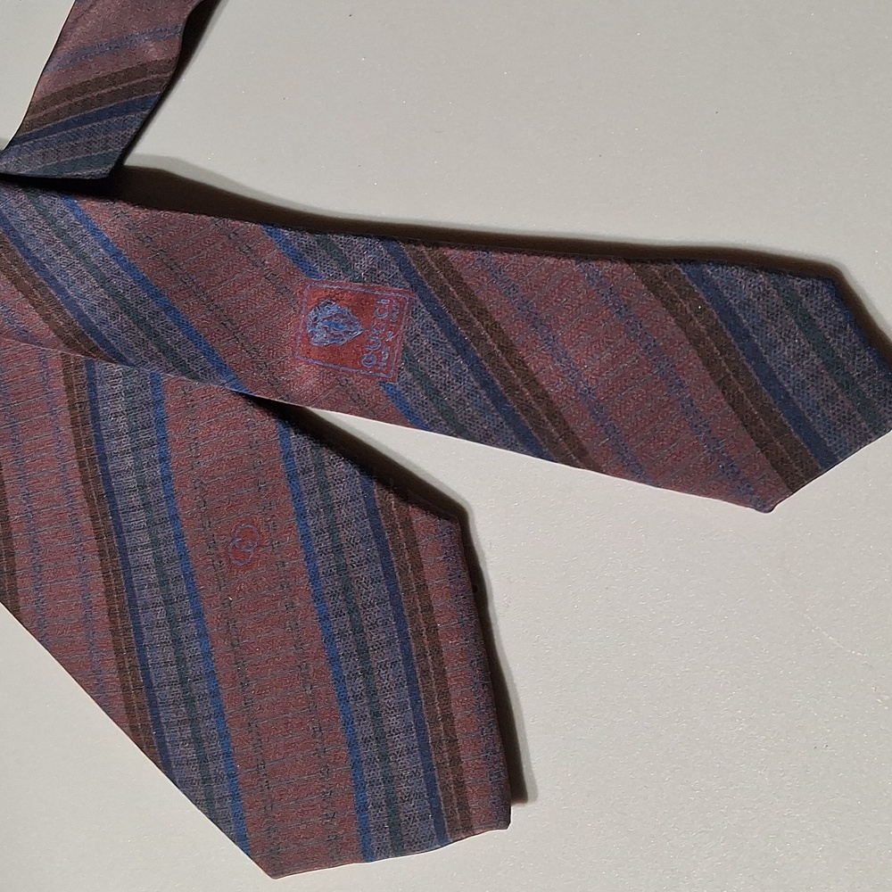 Gucci Vintage Silk Tie - Picture 4 of 8
